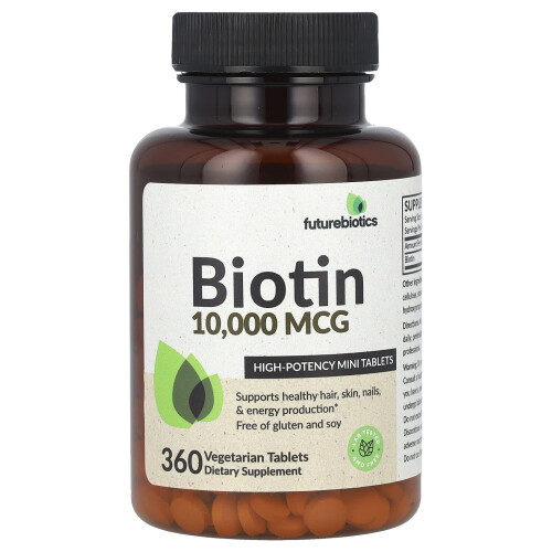 Futurebiotics, Βιωτικά, Υψηλή Αυτονομία, 10,000 mcg, 360 Vegetarian Tablets