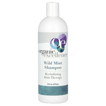 Organic Excellence, Terapia Capilar Revitalizante, Menta Selvagem, 16 fl oz (473 ml)