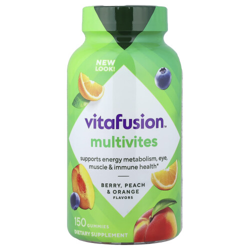 VitaFusion, MultiVites, Multivitamin Gummies, Beeren, Pfirsiche und Orangen, 150 Gummies
