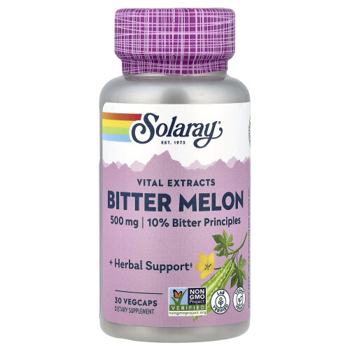 Solaray, Bitter Melon, 500 mg, 30 VegCaps