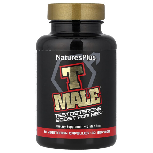 NaturesPlus, Τ ΜΑΛΕ, Βοήθηση Ανδρικού Τροφικού Ορμονικού, 60 Βοτανογενή Καψούλες