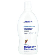 ATTITUDE, Disktvättmedel, Vildblommor, 23,7 fl oz (700 ml)