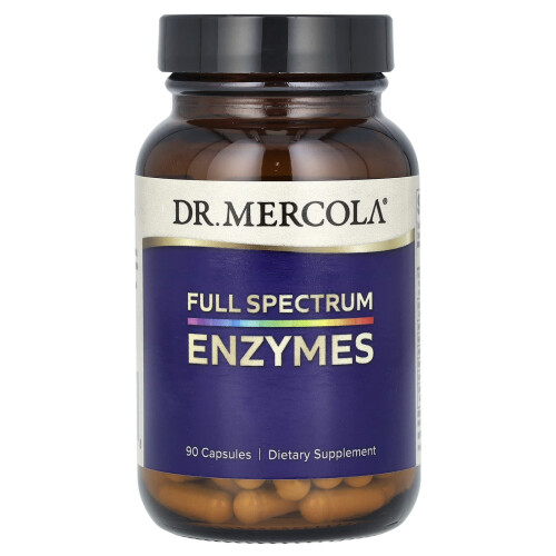 Dr. Mercola, Πλήρης Εύρος Ενζύμων, 90 Καψούλες