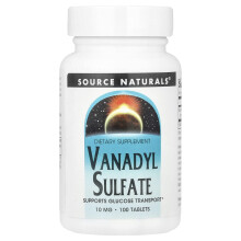 Vanadyl Sulfát, 10 mg, 100 Tablety