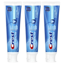 Crest, Pro-Health, Fluoriini Hammasharja, Puhtaanminttu, 3 Pakkaus, 4.3 oz (121 g) Kunkin
