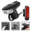 Bike Light Set Rechargeable Waterproof USB LED 3