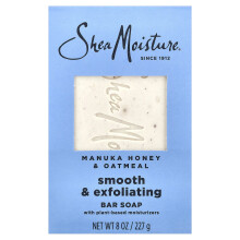 Mydło do Ciała Smooth & Exfoliating SheaMoisture, z Miodem z Manuka i Otrębami Owsianymi, 8 oz (227 g)