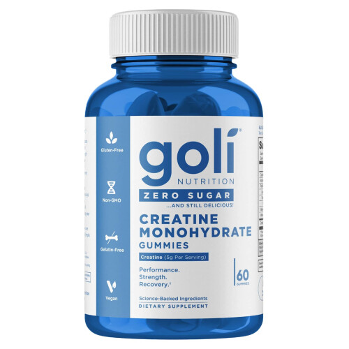 Goli Nutrition, Κρεατινίνη Μονοϋδράτη Γούβλια, 60 Γούβλια