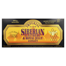 Imperial Elixir, Siperian Eleutero & Kuningatar Mehiläinen Ekstrakti, Alkoholi Vapaa, 30 Pullo, 0.34 fl oz (10 ml) Kunkin
