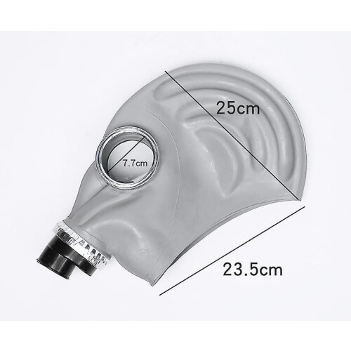 GP-5 gasmaskerfilter, grijs rubber, chemisch stofwerend 2