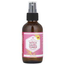 Leven Rose, 100% Organic & Natural, Witch Hazel Toner, 4 fl oz (118 ml)