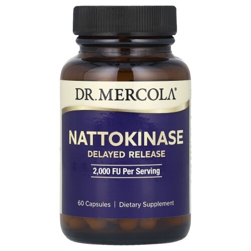 Dr. Mercola, Nattokinase, 2,000 FU, 60 Capsuler