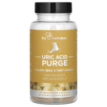 Eu Natural, Ureumzuur Purge, Koolzaadzaad & Kers, 60 Vegetarische Capsules