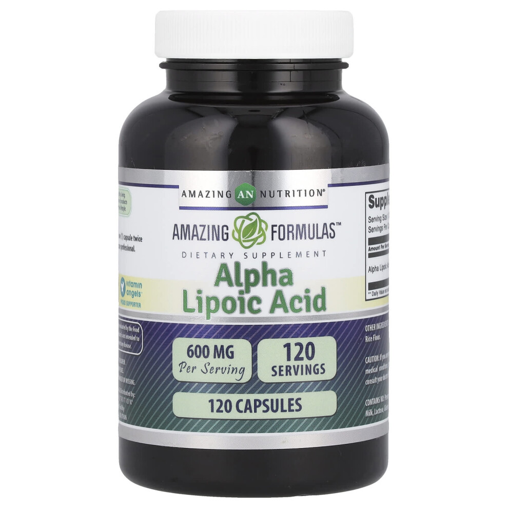 Amazing Nutrition , Alpha Lipoic Acid, 600 Mg, 120 Capsules