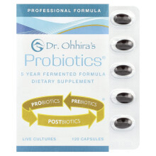 Dr. Ohhira's, Ammattilainen Formula Probiotiikka, 120 Pilleria
