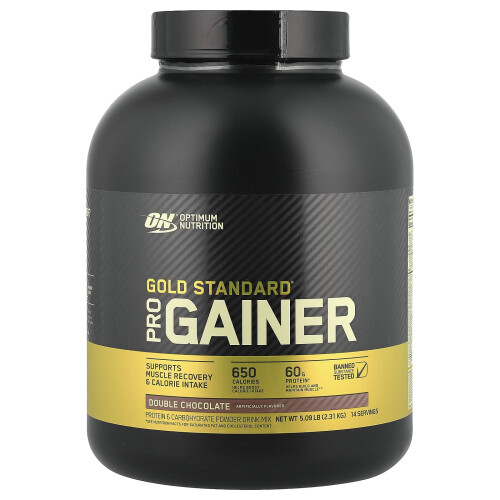 Optimum Nutrition Gold Standard Pro Gainer, Double Chocolate, 5.09 lb (2.31 kg)