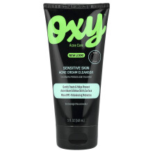 Ochranný čistící prostředek pro citlivou pokožku s prebiotiky od Oxy Skin Care, bez vonných látek, 5 fl oz (148 ml)