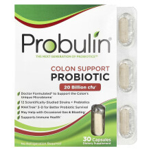 Probulin, Kolonin Tuki Probiotikka, 20 Miljardia CFU, 30 kapselia