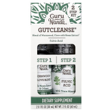 GuruNanda, GutCleanse 2-stegs Kit, 2 Flaskor, 1 fl oz (30 ml) Varje