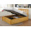 Zoe Storage Double Bed Solid Rubberwood Oak 2
