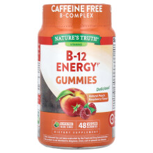 Nature's Truth, B-12 Gummies z Energią, Naturalny Frukto-Rybica, 48 wegańskie gummies