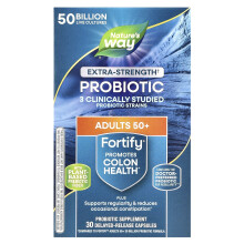 Nature's Way, Fortify, Alter 50+ Probiotikum + Präbiotika, Extra-Stärke, 50 Milliarden, 30 verzögerte Freisetzungs-Kapseln