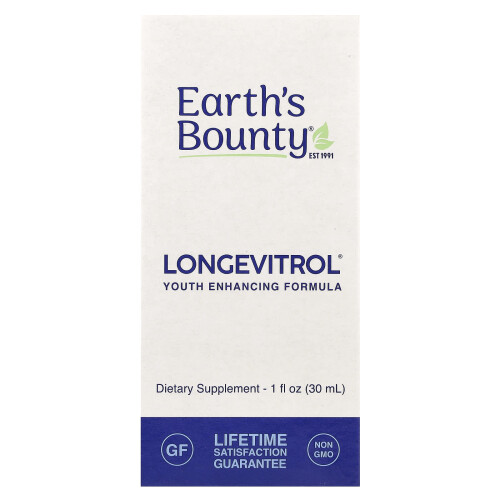 Earth's Bounty, Longevitrol, Formula per l'innvecchiamento, 1 fl oz (30 ml)