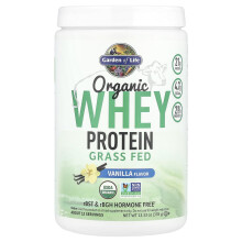 Garden of Life, Bio-Kuhmilchprotein, Grass-Fed, Vanille, 13,33 oz (378 g)