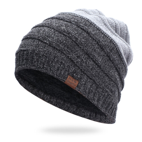 Καπέλο Beanie για άνδρες και γυναίκες Χειμερινά ζεστά καπέλα με πλεκτό βελούδινο 1