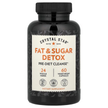 Crystal Star, Detox de Gordura e Açúcar, 60 Cápsulas Vegetarianas