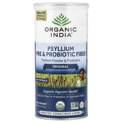 Organic India, Ψυλλίου Προ & Προβιοτικών Φυτικές ίνες, Πρωτότυπο, 10 oz (283,5 g)