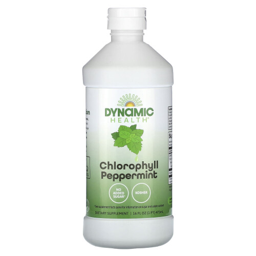 Dynamic Health, Χλωροφύλλη, Πεπερόνι, 16 fl oz (473 ml)