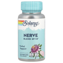 Solaray, Nerven-Blend SP-14, 100 VegCaps