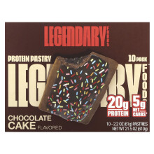 Legendary Foods, Proteiini Paistepaisti, Mokka, 10 Pakkaa, 2,2 oz (61 g) Kappale