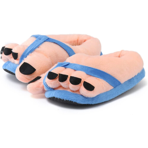 Παντόφλες Cartoon Big Toe Ζεστές, Μαλακά, Εσωτερικά Παπούτσια 1 Ζεύγος 1