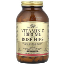 Solgar, Vitamina C con Bayas de Rosa, 250 Tabletas