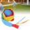 Catch Tail Ball - Rosso/Giallo/Blu, poliestere 8