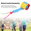 Catch Tail Ball - Rosso/Giallo/Blu, poliestere 5