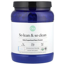 Ora, So Lean & So Clean, Plantenbaserd Superfood Eiwit, Vanille, 21,2 oz (600 g)