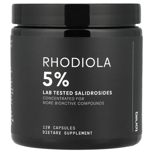 Toniiq, Ροδιόλα 5%, 120 Κάψουλες (300 mg ανά Κάψουλα)