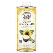 La Tourangelle, Organic SunCoco, Sunflower Oil & Coconut Oil Blend, 25.4 fl oz (750 ml)