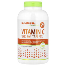 NutriBiotic, Immunitetti, Vitamiini C, 1 000 mg, 500 Vegan Tablettejä