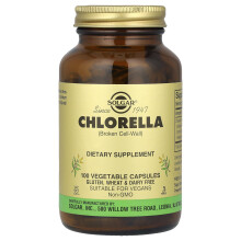 Solgar, Clorofila (Pared Celular Rota), 100 Cápsulas Vegetales (520 mg por Cápsula)