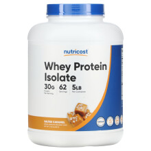 Nutricost, Whey eiwit Isolaat, Salted Caramel, 5 lb (2,268 g)