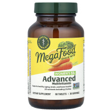 MegaFood, Kobiety 55+, Zaawansowany Multivitamin, 60 Tabletek