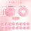 SOFPLAT perline rosa pony 6x9mm opache rotonde 800 pezzi 2