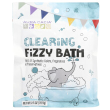 Aura Cacia, Kinderen, Heldere Fizzy Bad, 2,5 oz (70,9 g)