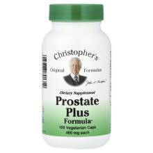 Christopher's Original Formulas, Prostate Plus Formula, 100 wegetariańskie kapsułki
