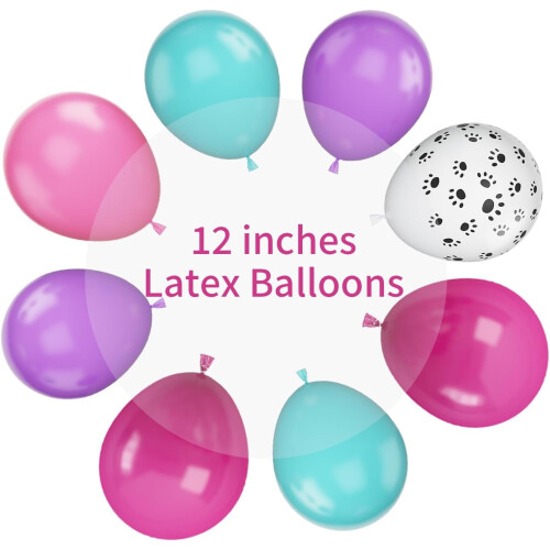 Ensemble de 50 ballons de Noël rouges, verts et blancs 1
