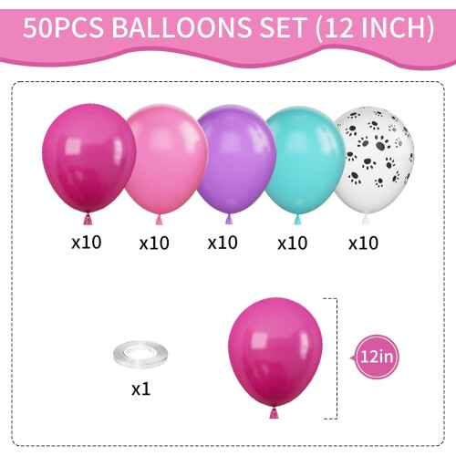 Ensemble de 50 ballons de Noël rouges, verts et blancs 2
